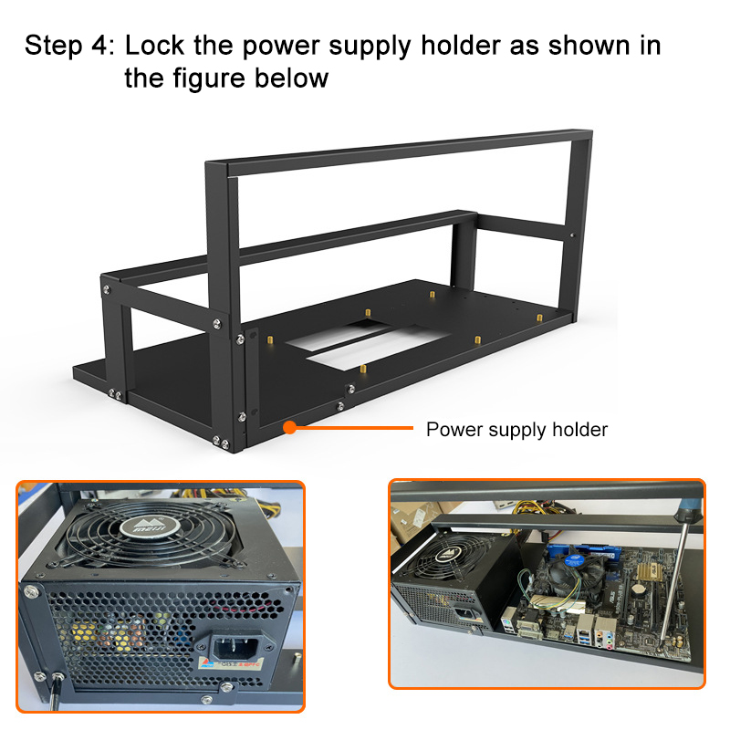 Khai Thác Mỏ Ốp Lưng Giá Đỡ Bo - đánh giá và giá Gpu Mining Rig Frame 8 Gpu