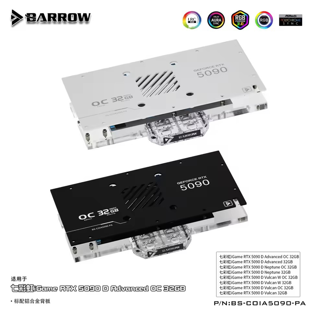 Barrow GPU Block For Colorful  - đánh giá và giá Rtx 5090 32Gb