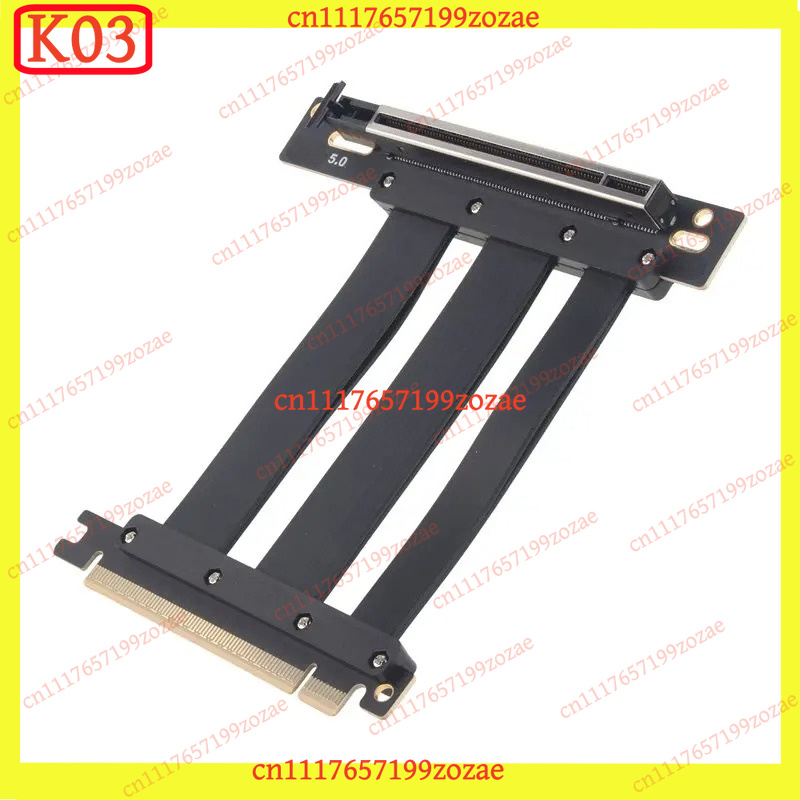 K03 PCIe 5.0 X16 90‑Degree Slo - đánh giá và giá Pcie 5.0 Gpu Riser Cable