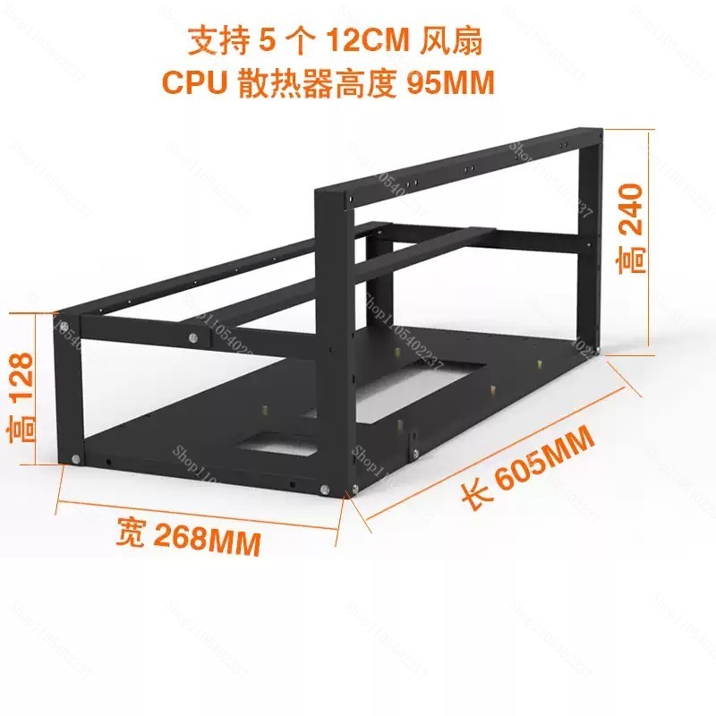 Open Frame GPU Mining Rig Fram - đánh giá và giá Gpu Mining Rig Frame 8 Gpu