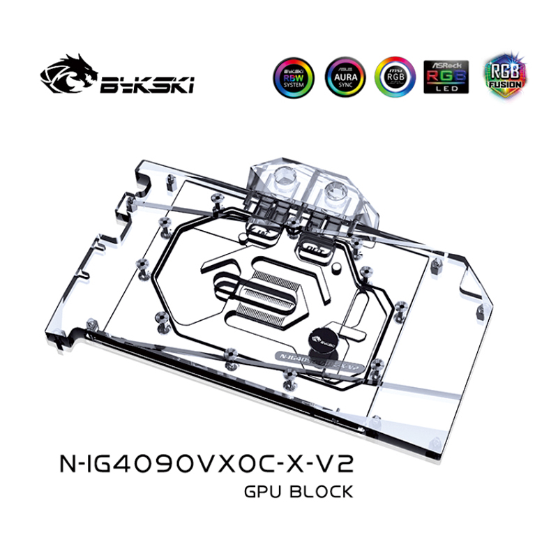 Bykski N-IG4090VXOC-X-V2 Water - đánh giá và giá Rtx 4090 Water Block