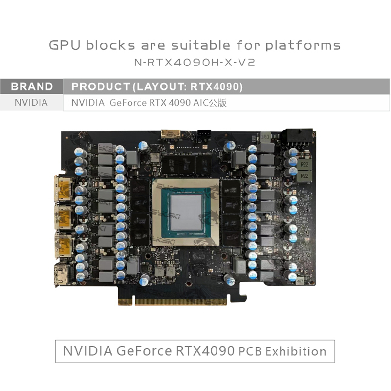 Bykski GPU Block for NVIDIA RT - đánh giá và giá Rtx 4090 Water Block
